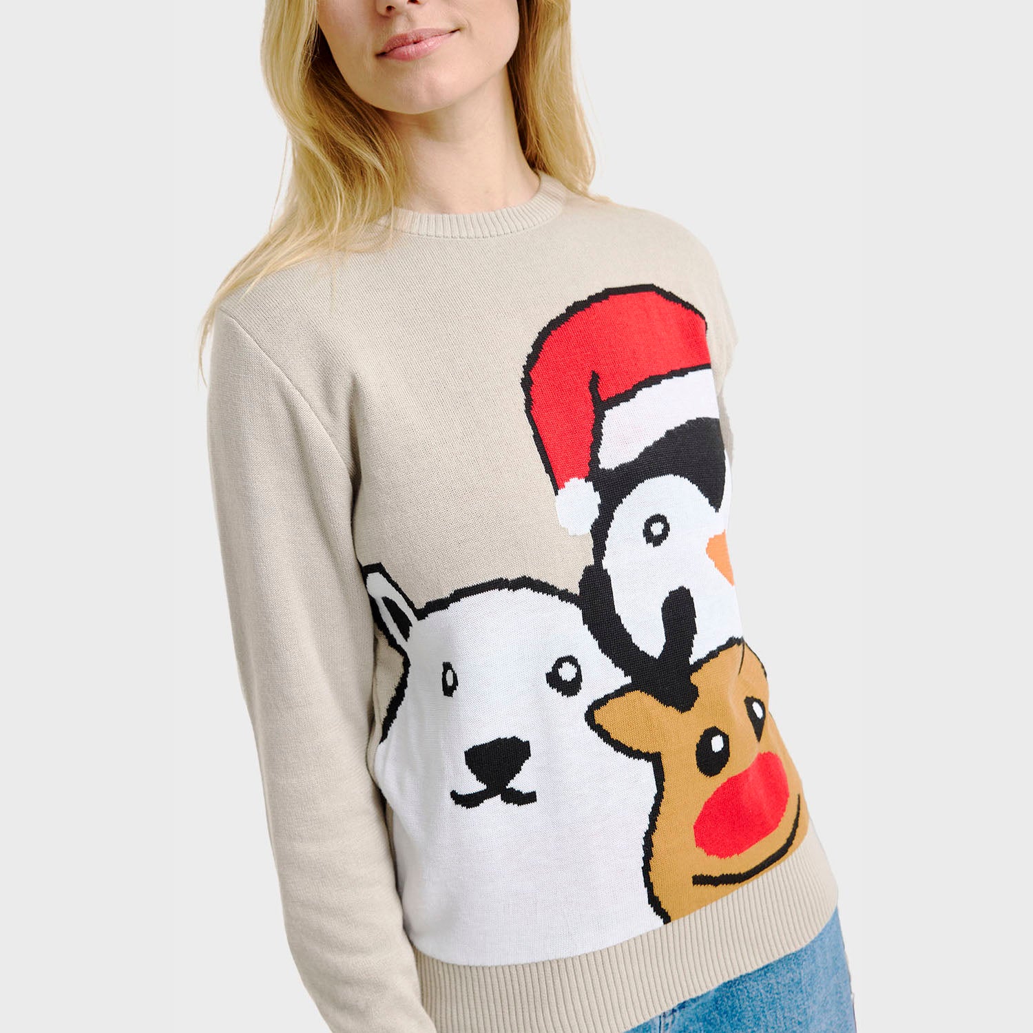 Dyrejulesweater - Dame